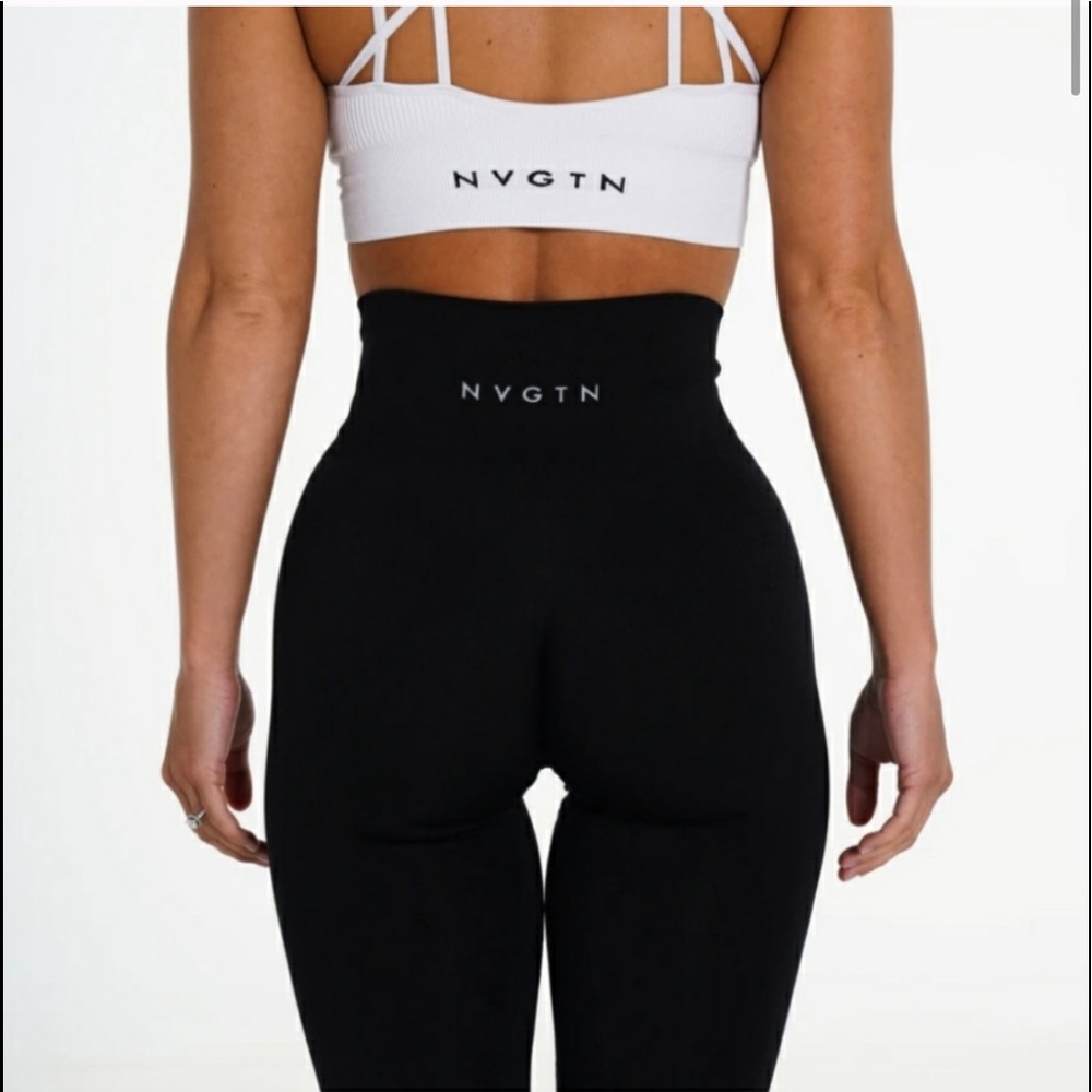 NVGTN Solid Black Seamless Leggings XS
